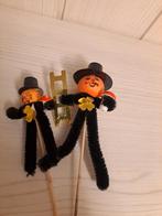 2 chenille schoorsteenvegertjes, Ophalen of Verzenden
