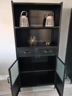 Kast metaal industrieel, boeken vitrine,merk Eleonara, Huis en Inrichting, Ophalen, Zo goed als nieuw, Minder dan 150 cm, Metaal