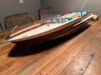 Prachtige handgebouwde houten Chris Craft Nitro speedboot,, Hobby en Vrije tijd, Modelbouw | Boten en Schepen, Ophalen of Verzenden