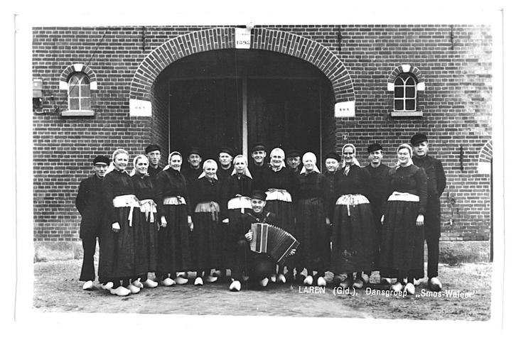 977798 Laren Gld 1966 Dansgroep Smos Walear Niet Gelopen, Verzamelen, Ansichtkaarten | Nederland, Ongelopen, Gelderland, 1960 tot 1980
