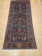 Vintage handgeknoopt perzisch tapijt hamadan 304x131, Info@SlatsAntiek.nl, 100 tot 150 cm, Perzisch, 200 cm of meer