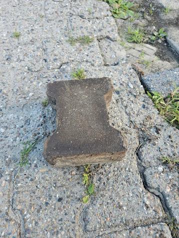H klinkers grijs 8cm beschikbaar voor biedingen