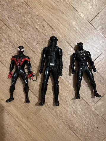Actiefiguren: Miles Morales, Death Trooper, Black Panther beschikbaar voor biedingen