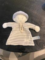 Tiamo knuffel doekje pop blauw met wit oude collectie, Ophalen of Verzenden, Zo goed als nieuw, Overige typen