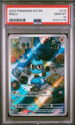 Riolu 215 PSA 10, Hobby en Vrije tijd, Verzamelkaartspellen | Pokémon, Ophalen of Verzenden, Zo goed als nieuw