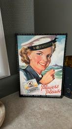 Oud hardboard reclamebord Player's please sigaretten, Verzamelen, Merken en Reclamevoorwerpen, Ophalen of Verzenden, Zo goed als nieuw