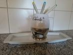 chocolade fondue set, Ophalen of Verzenden, Nieuw, Waxinelicht