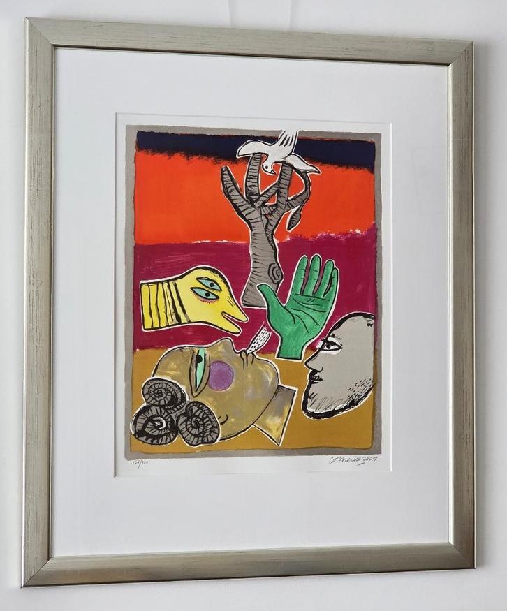 Corneille - Le baobab - Handgesigneerd - 2001, Antiek en Kunst, Kunst | Litho's en Zeefdrukken, Ophalen of Verzenden