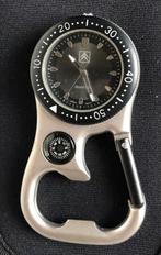 CITRÖEN horloge kompas karabiner flessenopener NOS tasje, Sieraden, Tassen en Uiterlijk, Horloges | Heren, Nieuw, Overige merken