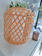 Bamboe tafellamp, Huis en Inrichting, Lampen | Lampenkappen, Ophalen of Verzenden, Zo goed als nieuw, Rond, 25 tot 50 cm