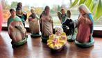 Kerststal figuren set art déco vintage, Antiek en Kunst, Antiek | Religie, Ophalen of Verzenden