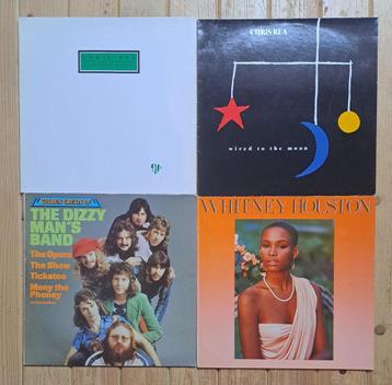 Partij vinyl albums LP's o.a. Whitney, Chris Rea, K. Rogers beschikbaar voor biedingen