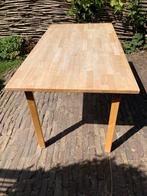 IKEA Eettafel 150x80cm massief hout, Ophalen, Gebruikt, 100 tot 150 cm, 50 tot 100 cm