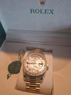 Rolex Day-Date Gouden Horloge met Diamanten, Sieraden, Tassen en Uiterlijk, Horloges | Heren, Rolex, Polshorloge, Ophalen of Verzenden