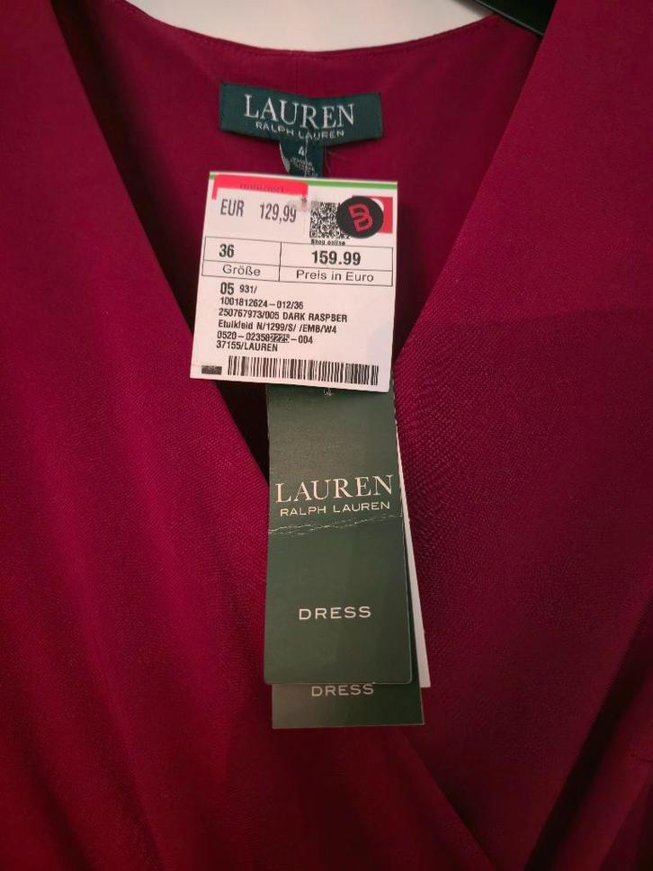 Jurk Ralph Lauren NIEUW met Labels (maat 36), Kleding | Dames, Jurken, Nieuw, Maat 36 (S), Blauw, Ophalen of Verzenden