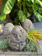 Paaseiland lavasteen beeld stonemen stenen man Java, Tuin en Terras, Tuinbeelden, Overige typen, Nieuw, Ophalen of Verzenden, https://verburgtvintage.nl/#contact