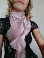 nieuwe zijden sjaal lichtroze 172x34 cm, Nieuw, Ophalen of Verzenden, Sjaal