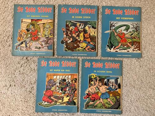 6x Rode Ridder - Nr. 1, 2, 3, 6, 7, 8 - Derde druk, 1962 /63, Boeken, Stripboeken, Gelezen, Meerdere stripboeken, Ophalen of Verzenden
