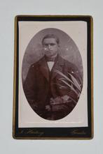 Antieke foto man 1880 Harting Gouda Carte de Visite CDV, Verzamelen, Foto's en Prenten, Ophalen of Verzenden, Voor 1940, Gebruikt