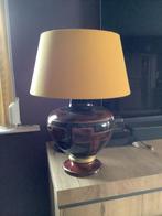 Sfeervolle tafellamp, schemerlamp, 54 cm hoog, voet keramiek, Ophalen, 50 tot 75 cm, Klassiek, Stof
