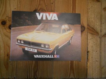 Brochure Vauxhall Viva uit 1977 beschikbaar voor biedingen