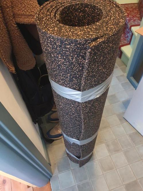 Rubberkurk ondervloer op rol - 8mm dik - ruim 2,5m, Doe-het-zelf en Verbouw, Isolatie en Afdichting, Nieuw, Overige materialen