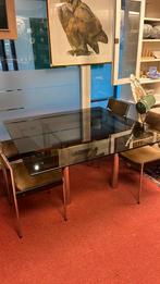 Gavina Design eetkamertafel chroom glas, Ophalen, Gebruikt, Gavina, Design