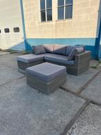 Wicker Loungeset met Hocker