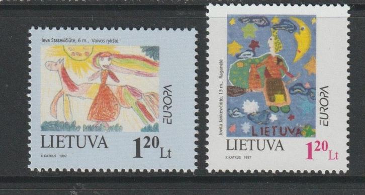TSS Kavel 10.20016 Litouwen Europa pf minr 636-637, Postzegels en Munten, Postzegels | Europa | Overig, Postfris, Overige landen