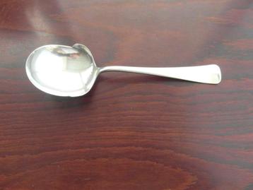 GERO ANTIEK VERZILVERDE AARDAPPEL OPSCHEPLEPEL HAAGS LOFJE 9 beschikbaar voor biedingen