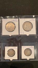 Zilveren rijksdaalder en gulden nl antillen, Ophalen of Verzenden, Koningin Juliana, Overige waardes, Zilver