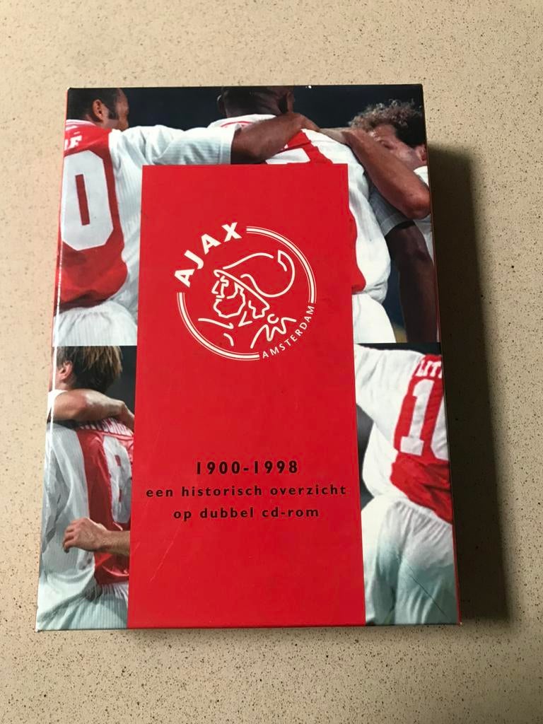 Ajax dubbel CDROM met historisch overzicht., Ophalen of Verzenden, Zo goed als nieuw, Ajax, Overige typen
