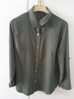Groene blouse, maat M, 1 a 2 keer gedragen, Ophalen of Verzenden, Zo goed als nieuw, Maat 38/40 (M), Groen
