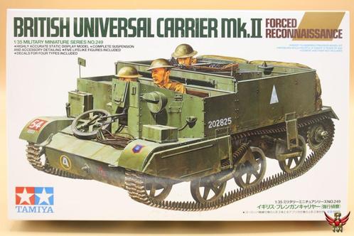 Tamiya 1/35 British Universal Carrier Mk II Forced Reconnais, Hobby en Vrije tijd, Modelbouw | Auto's en Voertuigen, Nieuw, Tank