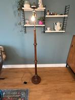 Antieke Lampenvoet met 2 Fittingen, Huis en Inrichting, Ophalen, Gebruikt, Hout, 150 tot 200 cm