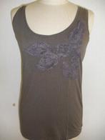 ESPRIT top bruin met bloemen maat L - nieuw -, Kleding | Dames, Tops, Maat 38/40 (M), Bruin, Nieuw, Ophalen of Verzenden