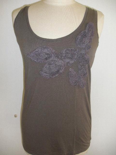 ESPRIT top bruin met bloemen maat L - nieuw -, Kleding | Dames, Tops, Nieuw, Maat 38/40 (M), Bruin, Zonder mouw, Ophalen of Verzenden