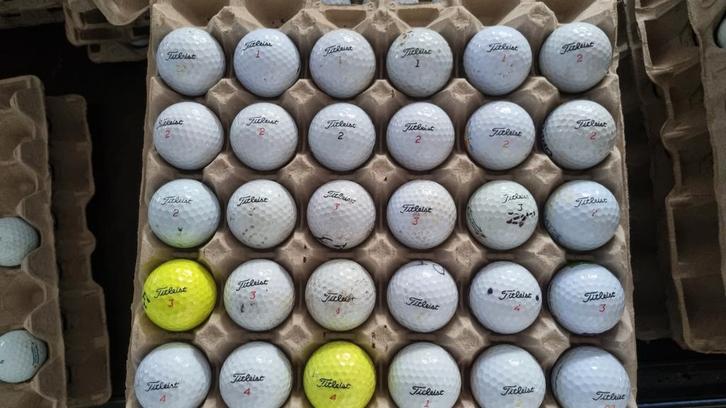 Golfballen, Golfbal, golf, Sport en Fitness, Golf, Gebruikt, Bal(len), Ophalen of Verzenden