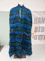 Zeldzaam Donegal Design Cape Poncho Mohair & Wol Blauw/Groen, Blauw, Ophalen of Verzenden, Zo goed als nieuw, H