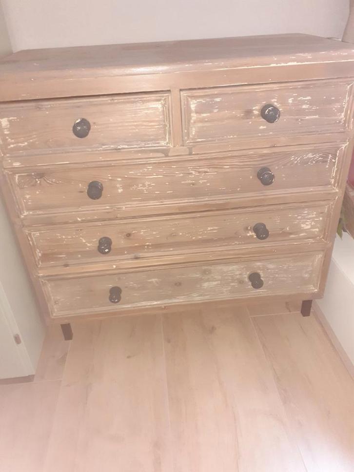Antieke commode, Huis en Inrichting, Kasten | Ladekasten, Zo goed als nieuw, Minder dan 100 cm, 50 tot 100 cm, 25 tot 50 cm, Grenenhout