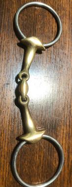 Dubbel gebroken watertrens 13,5 cm met lipbescherming, Ophalen of Verzenden, Dressuur