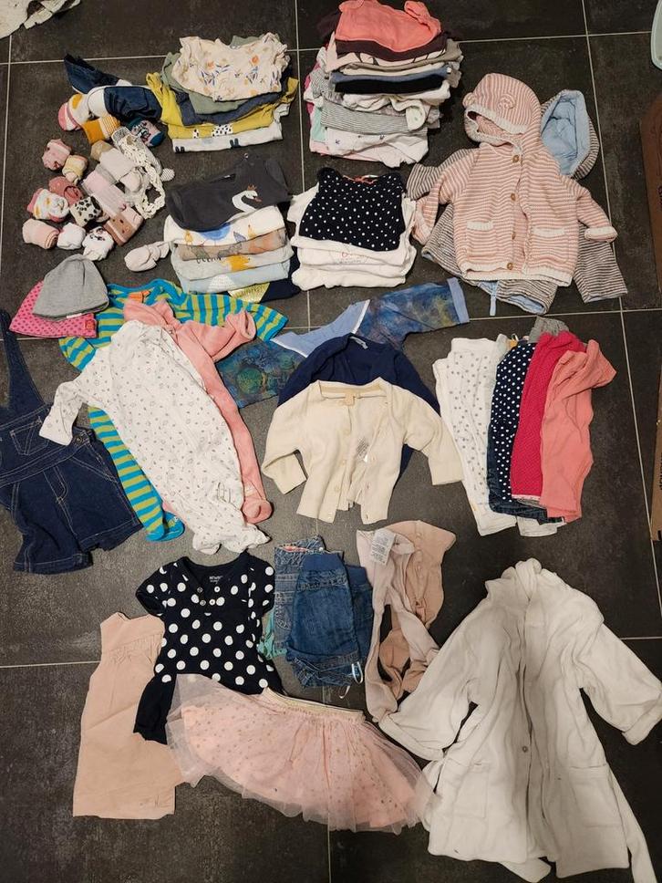 Meisjeskleding maat 62 - Mooi pakket!, Kinderen en Baby's, Babykleding | Maat 62, Gebruikt, Ophalen of Verzenden