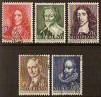 Nederland NVPH nr 490/4 gestempeld Zomerzegels 1947, Verzenden, Na 1940, Gestempeld
