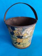 oud speelgoed emmer Disney Mickey Mouse Donald Duck 1940, Antiek en Kunst, Antiek | Speelgoed, Ophalen of Verzenden