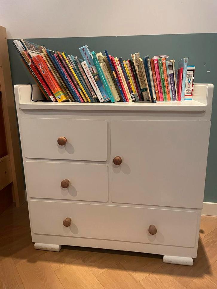 Vintage commode, opgeknapt, Kinderen en Baby's, Kinderkamer | Commodes en Kasten, Zo goed als nieuw, Commode, Minder dan 90 cm
