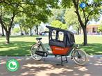 Prachtige Bakfiets nl short Cruiser met nieuwe Huif, Huif, Fietsfabriek B.V., Ophalen of Verzenden, Zo goed als nieuw