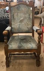 Grote stevige eiken houten (bijzet) stoel, Ophalen