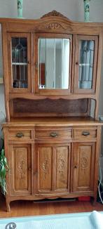 antieke buffet servieskast, Huis en Inrichting, Kasten | Buffetkasten, 100 tot 150 cm, 200 cm of meer, Zo goed als nieuw, 25 tot 50 cm