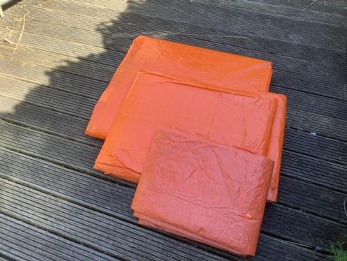 Te koop! 3x Afdekzeil voor dak of andere verbouwingswerken!!, Doe-het-zelf en Verbouw, Zeil en Folie, Gebruikt, Zeil, 15 m² of meer