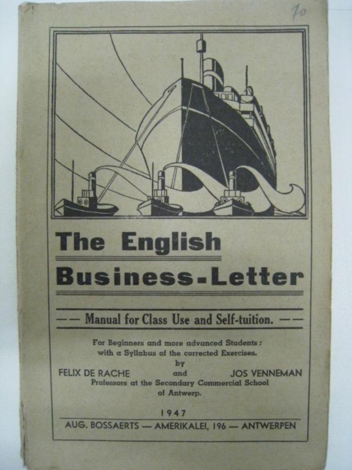 The English Business-Letter, Felix De Rache and Jos Venneman, Antiek en Kunst, Antiek | Boeken en Bijbels, Ophalen of Verzenden